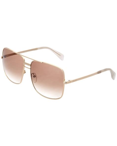 celine cl 41808 s sunglasses|CELINE Aviator Sunglasses CL 41808/S Gold Pink.